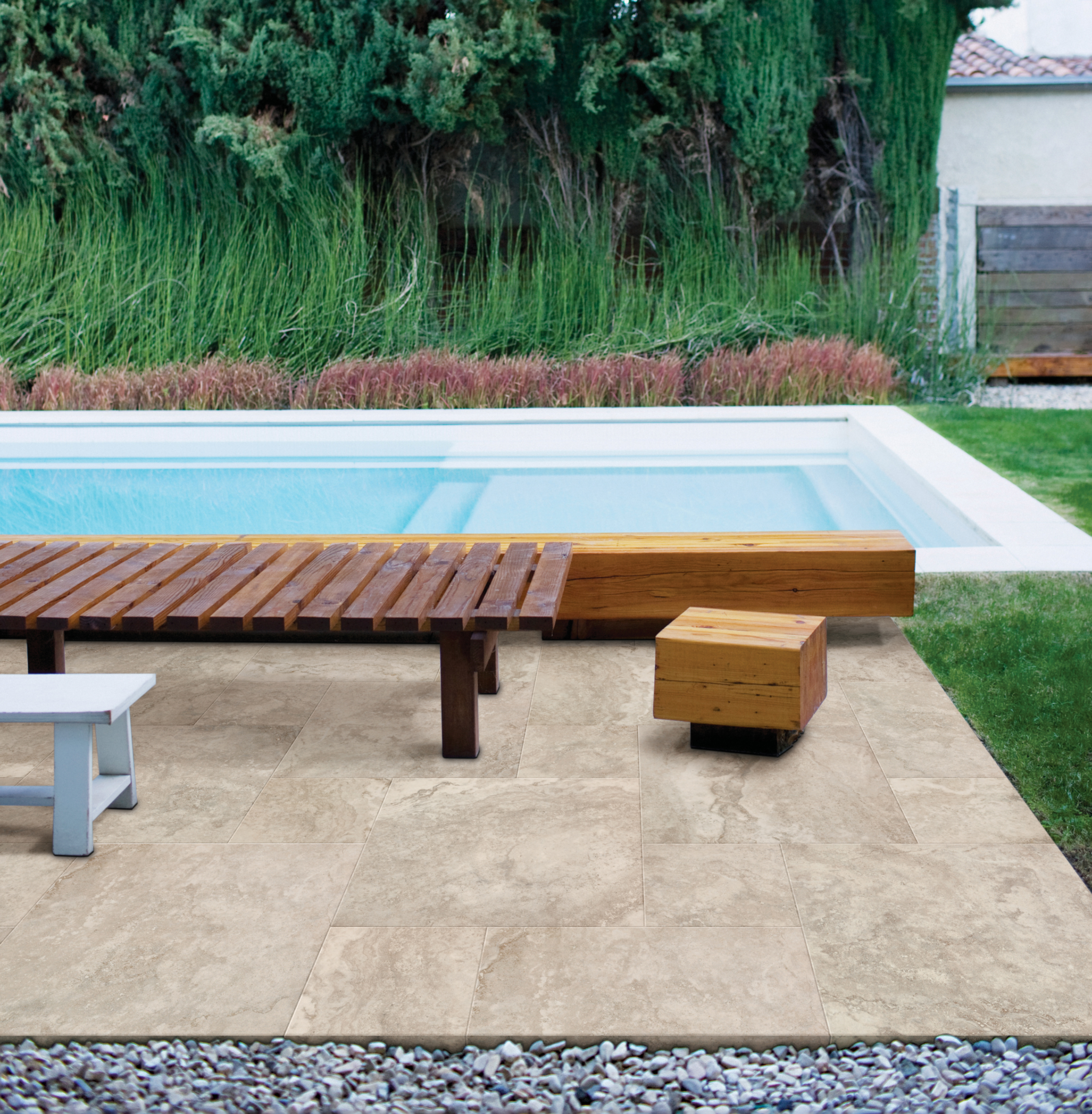 Grey Travertine Paver