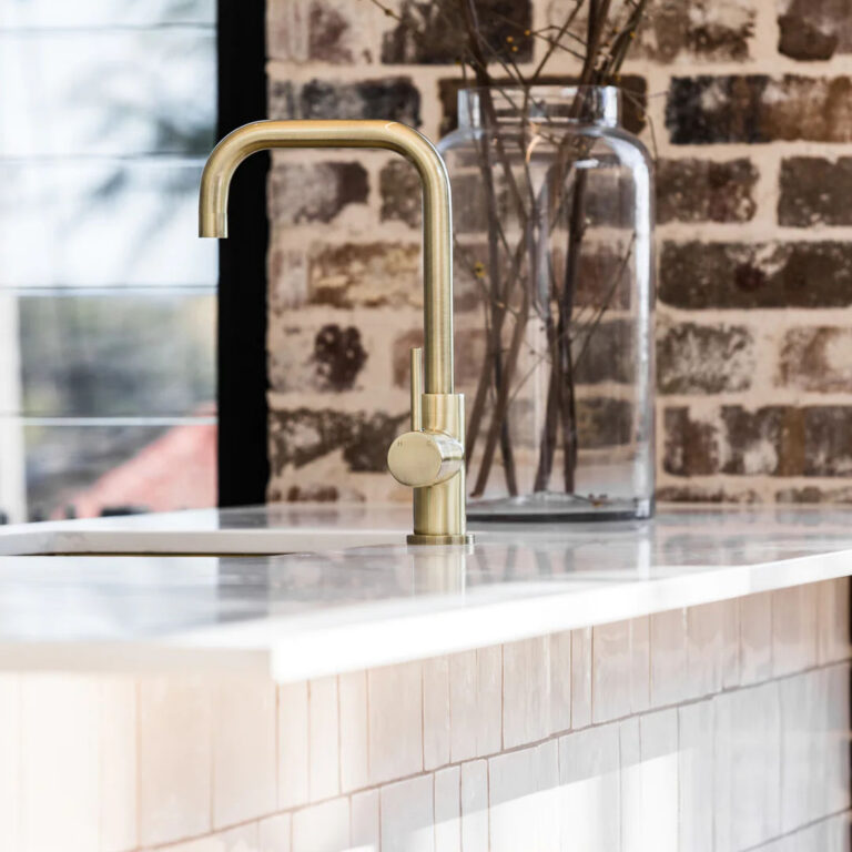 Round Kitchen Mixer Tap