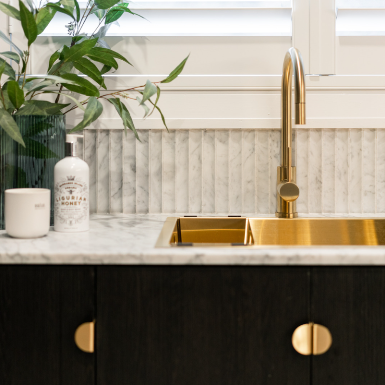 Concave Carrara Marble Kit Kat Mosaic