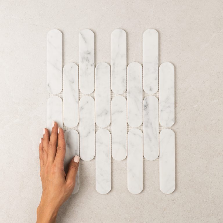 Connect Carrara Stone Mosaic