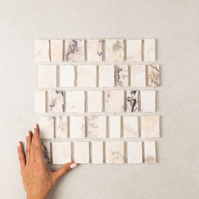 Split Viola 10mm Marble Mosaic