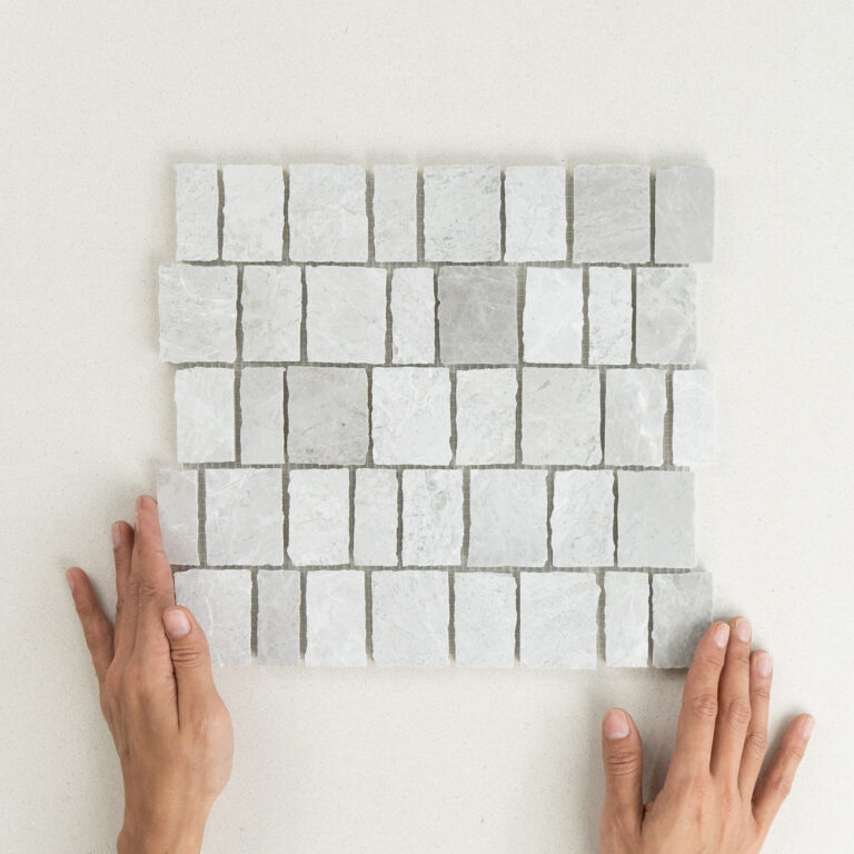 Split Tundra 5mm Joint Marble Mosaic