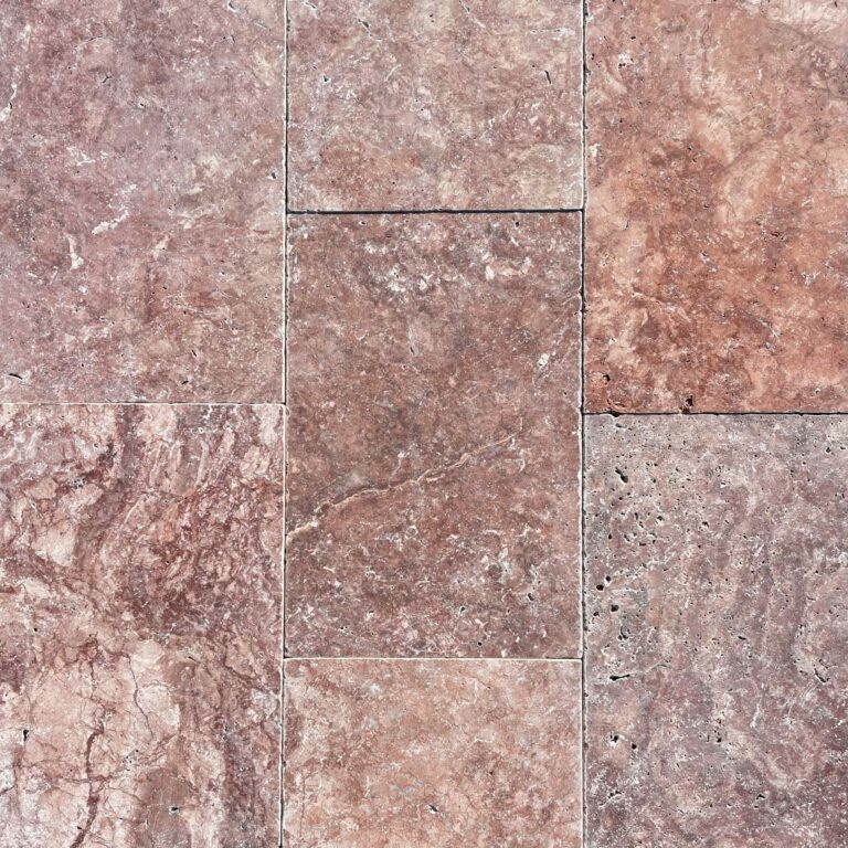 Terracotta Tumbled Travertine Natural Stone Tile