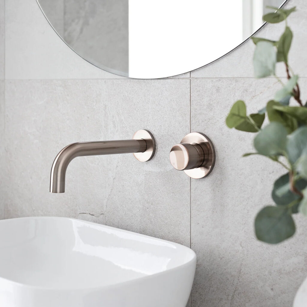 Round Wall Mixer Pinless Handle - Design Tiles Sydney