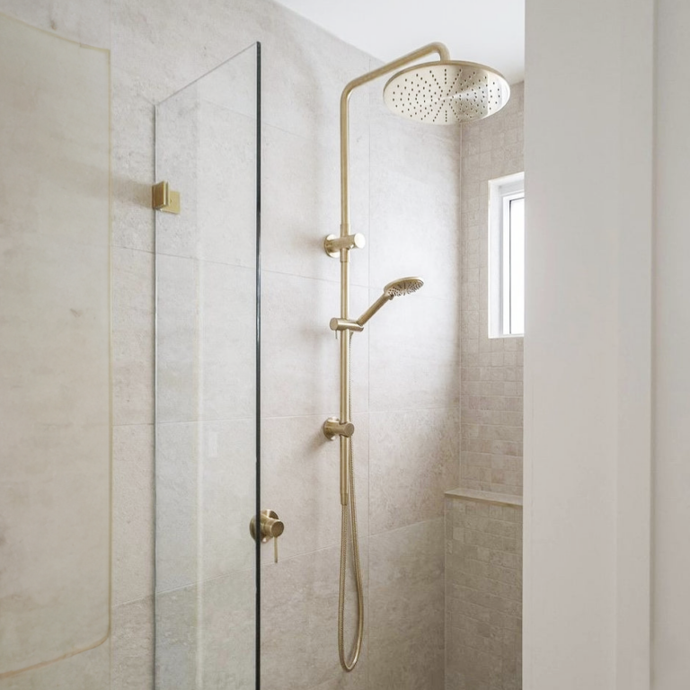 Round Combination Multi Shower Rail 200mm 300 mm