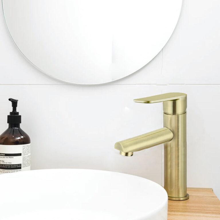 Round Paddle Tall Basin Mixer