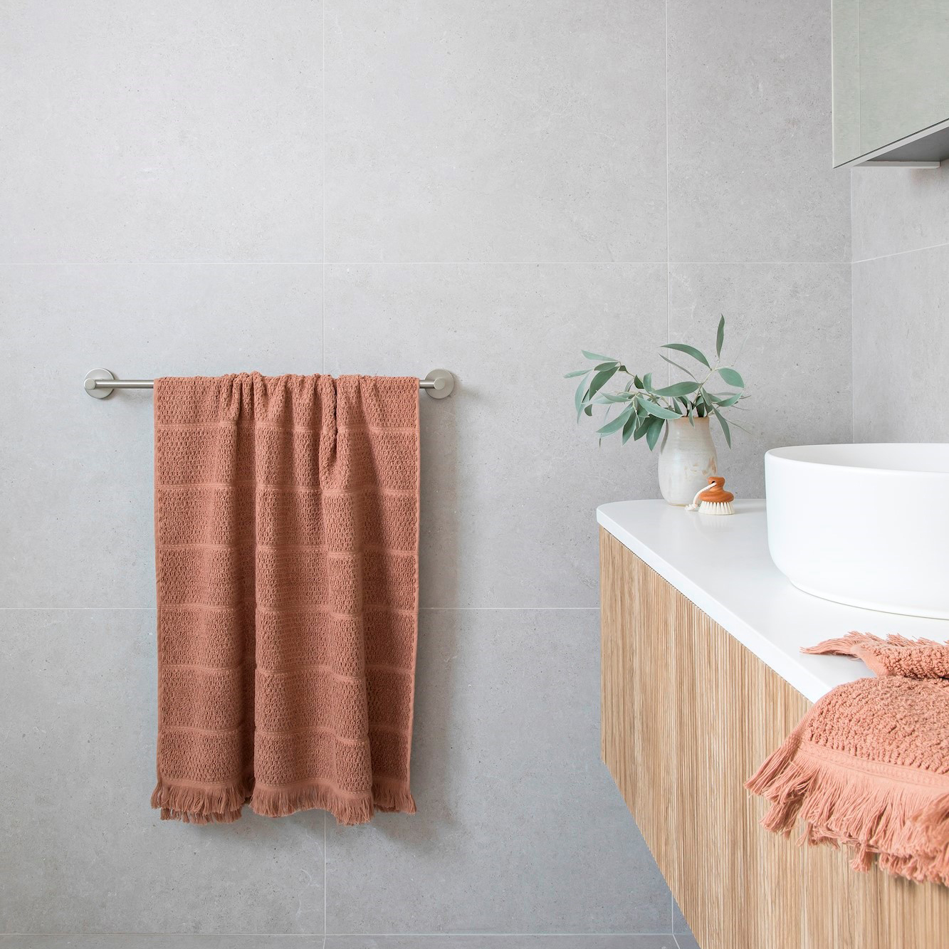Bathroom towel cart best sale