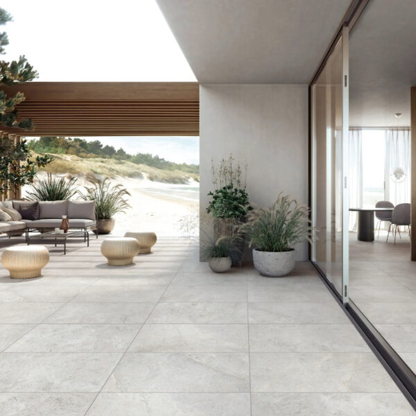 Tundra Extra Porcelain Bullnose Tile 400x600x20mm