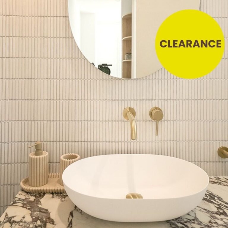 Antique Soft White Kit Kat Mosaic Tile