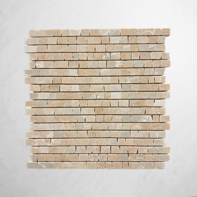 New Rosso Split Interlock Natural Stone Mosaic