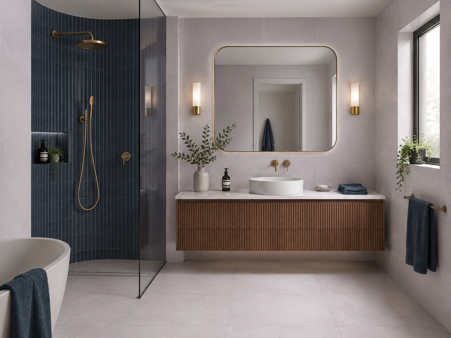 Builders Range Shine Bianco Floor and Wall Tile