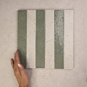 Hatsu-Long-Brick-Green2-Hand-Glazed-Japanese-Tile