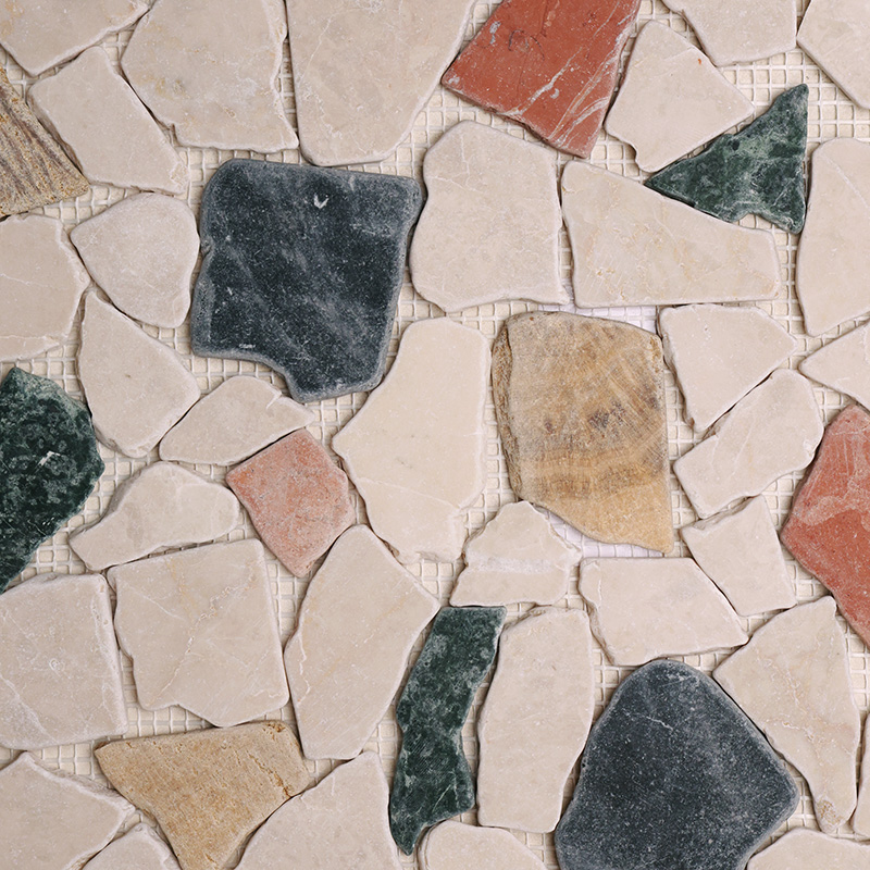 crazy multi 5 multicolor natural stone mosaic