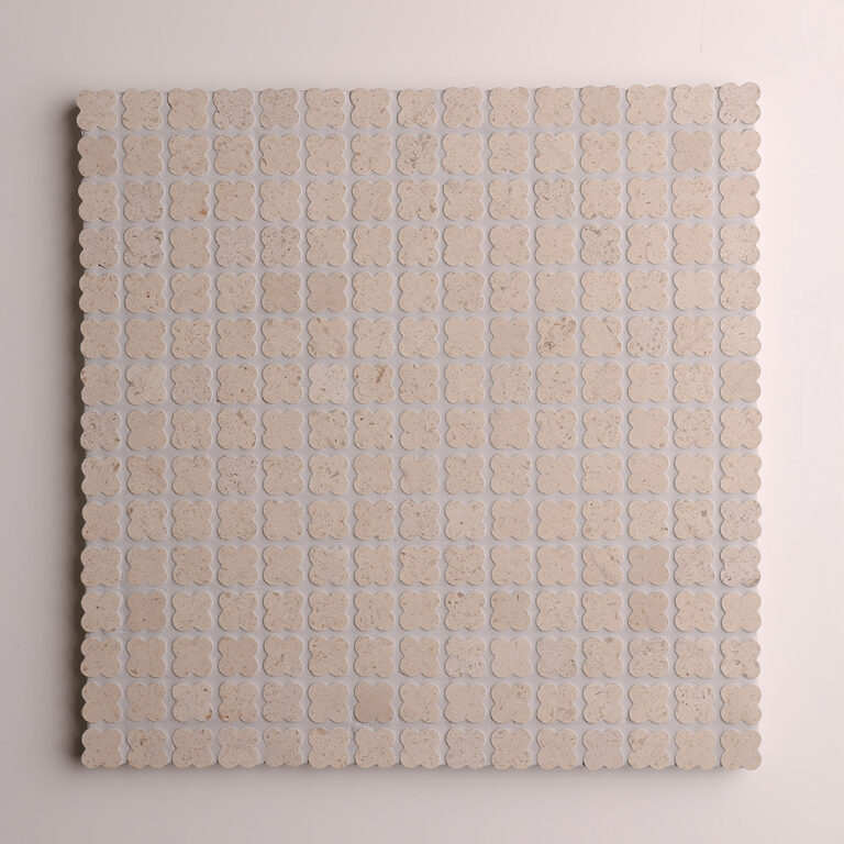 Alhambra Flower Portuguese Limestone Mosaic