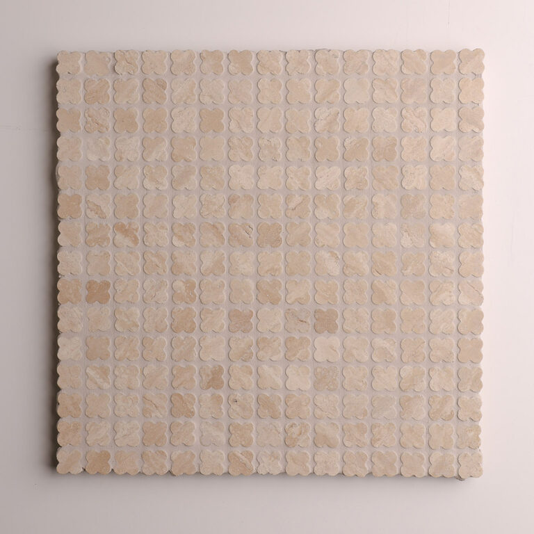 Alhambra Flower Travertine Beige Mosaic
