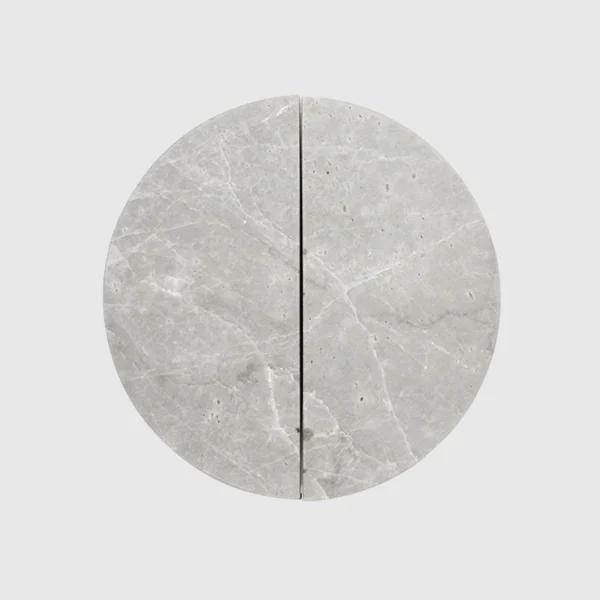 Hermes Grey Circular Cabinet Pull 160 mm Zephra