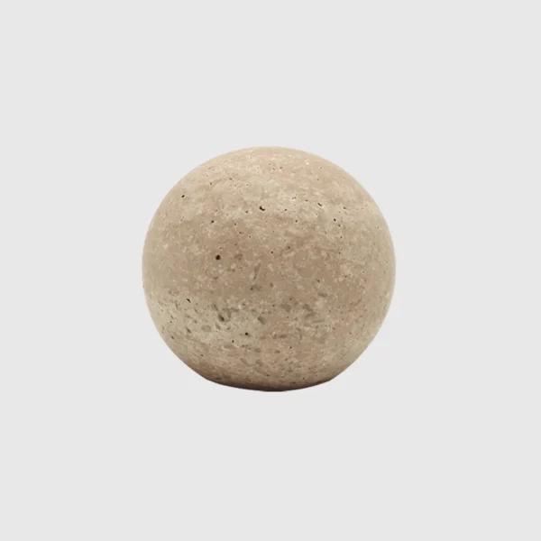 Travertine Circular Cabinet Knob Zephra