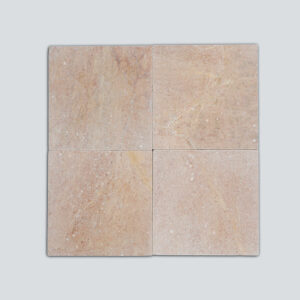 Rosa Murcia Square Tumbled Marble Tile 150×150 mm