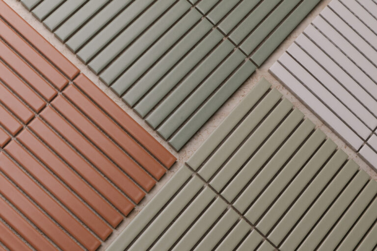 Sage Green Terracotta white -KitKat-Porcelain-Tile-Flatlay