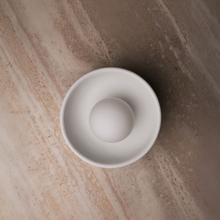 Natura Ceramic Wall Scone Light