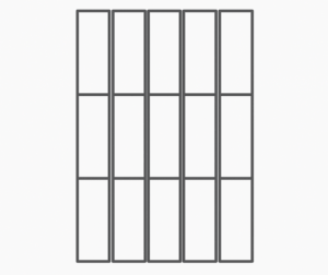 Vertical Stacked Brick Subway Tile Format