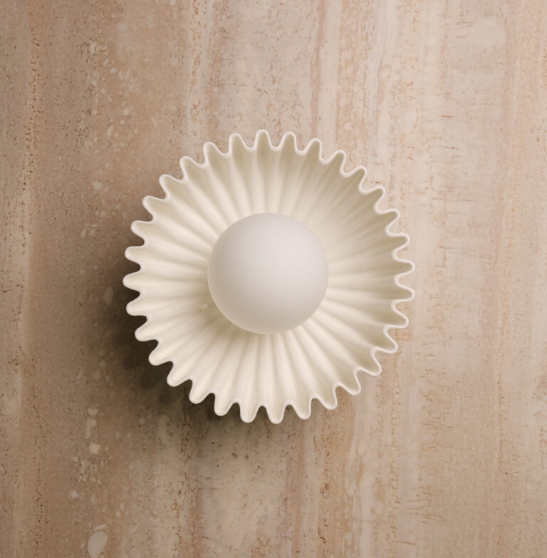 Shell Ceramic Wall Sconce Light
