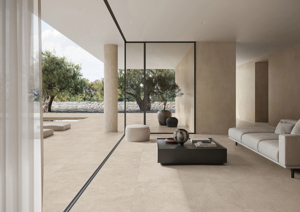 Limestone Blanco Series Porcelain Floor and Wall Tile