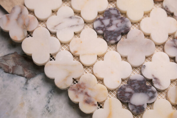 Alhambra Flower Viola Marble - Large Alhambra Flower Viola Marble - Large