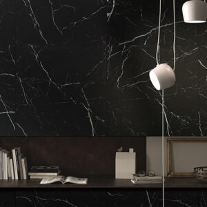 Nero Marquina Porcelain Floor and Wall Tile