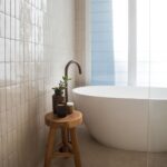 Zellige Look Feature Wall Tile | Natural 50x150
