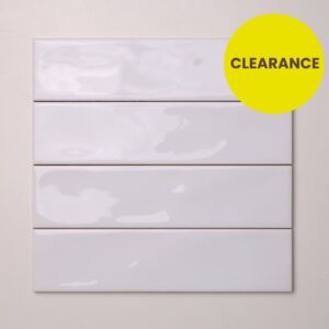Clovelly White Gloss Subway Wall Tile 68x280 mm