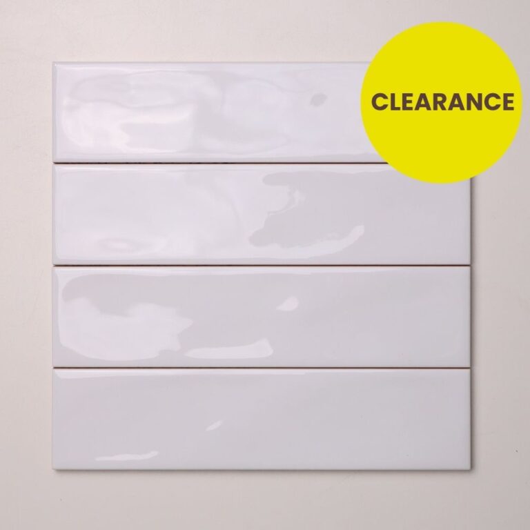 Clovelly White Gloss Subway Wall Tile 68x280 mm