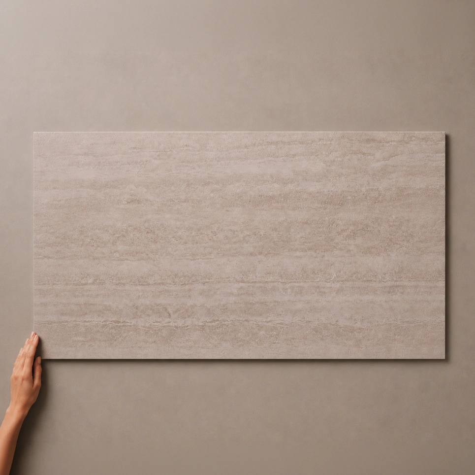 Travertine Bianco Porcelain Floor and Wall Tile
