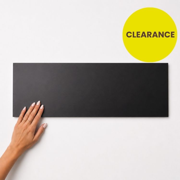 Black Ceramic Tile 150x600 | Matt Wall Tile