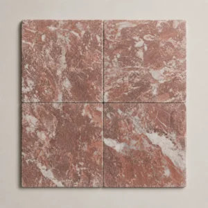 Red Rose Marble Tile 150x150 | Tumbled Natural Stone Tile