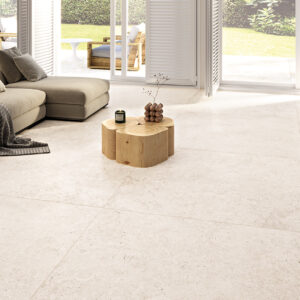Tivoli Travertine Look Porcelain Tile | Italian Cross Cut Floor & Wall Tile
