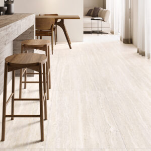 Tivoli Travertine Look Porcelain Tile | Italian Vein Cut Floor & Wall Tile