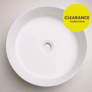 Claya Claya Luna 40 MW Fine Ceramic Basin - Floor Stock