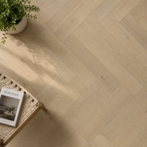 Danish White Herringbone Oak Flooring 888x148mm