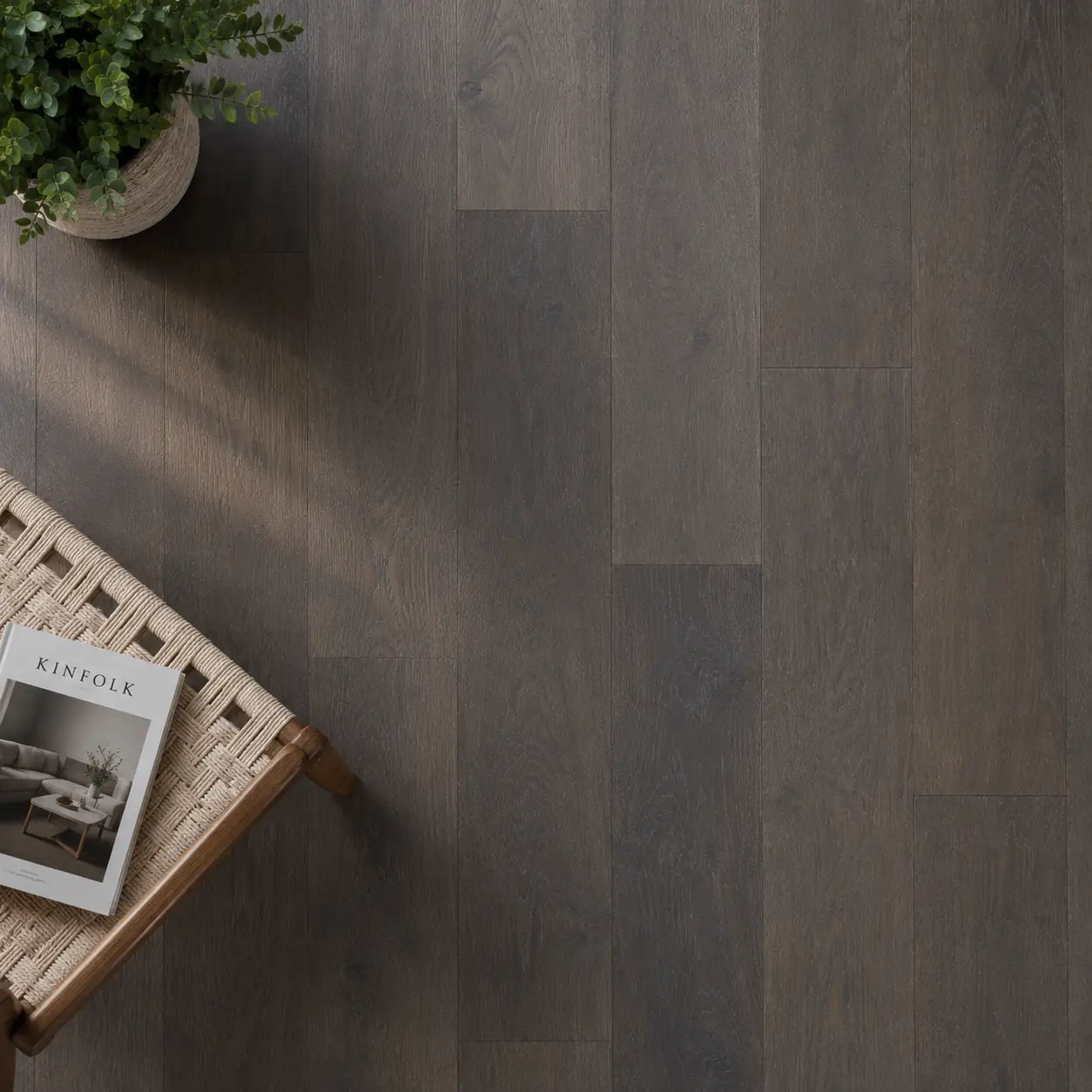 French Carbon Engineered Oak Flooring 1900x190mm
