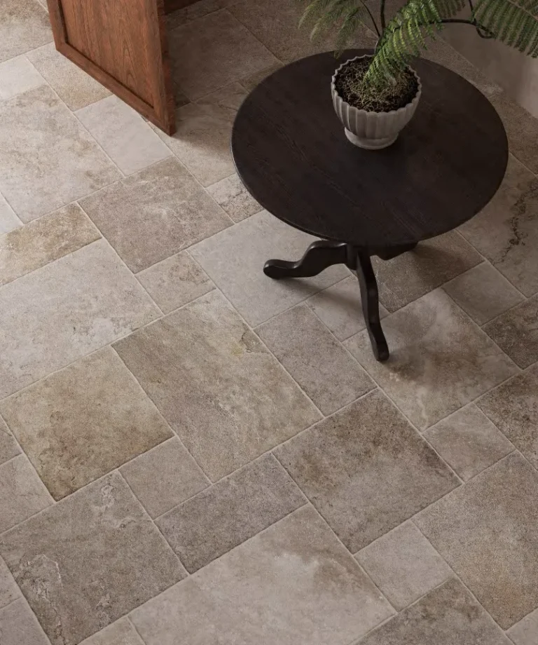 Concord French Pattern Porcelain Tile | Stone Look Modular Paving