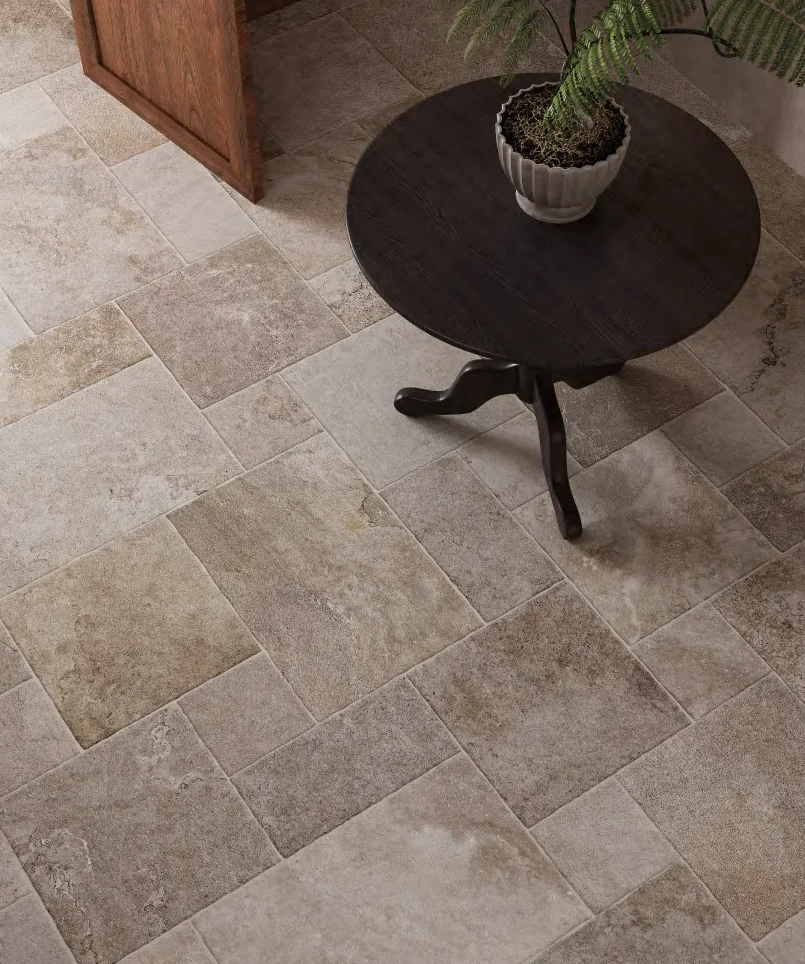Concord French Pattern Porcelain Tile | Stone Look Modular Paving