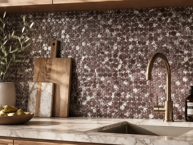 Levanto Penny Round Marble Mosaic | Honed Natural Stone Mosaic