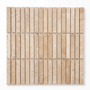 Stack Rome Travertine Mosaic | Tumbled Natural Stone Mosaic