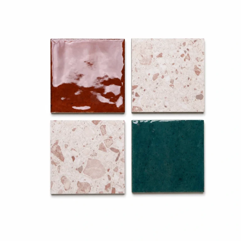 Terrazzo Rosso Crema & Lume 3.0 Sample Pack | Design Tiles