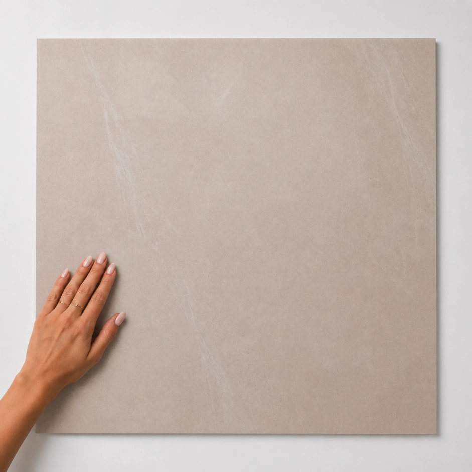 Builders Range Thunder Ivory Floor and Wall Tile 600x600 | Matt Porcelain