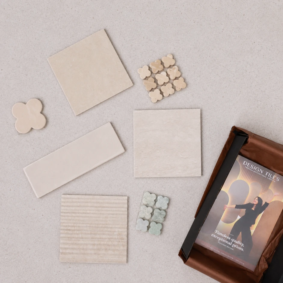 Soft Stone Sanctuary Tile Sample Box | Design Tiles