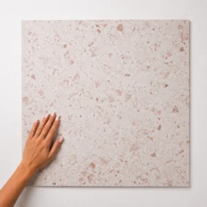 Terrazzo Rosso Crema Porcelain 600x600 mm | Floor and Wall Tile