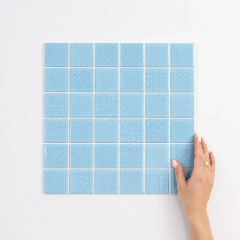 Gloss Square Pool Mosaic Tile 47x47