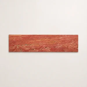 Subway Red Travertine Honed Tile 75x305 | Natural Stone
